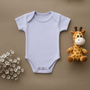 Body manga curta branco